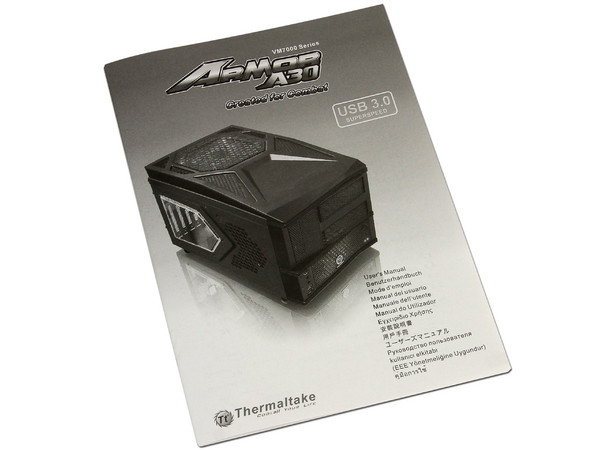 Gabinete Thermaltake Armor A30 con ventilador superior de 230mm Led Azul. (no incluye fuente de poder) Color Negro