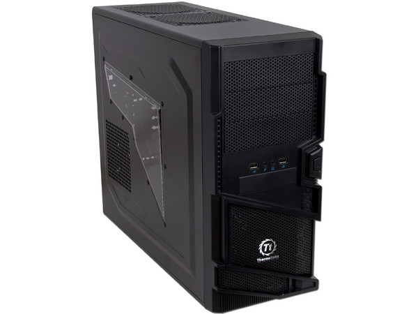 Gabinete Thermaltake Commander MS-I, ATX, Color Negro, (no incluye fuente de poder).