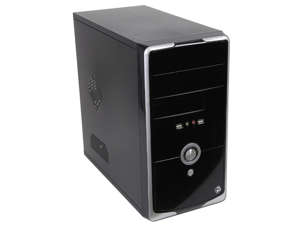 Gabinete TrueBasix Creator Micro-ATX con fuente de 500W