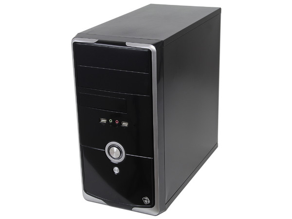 Gabinete TrueBasix Creator Micro-ATX con fuente de 500W