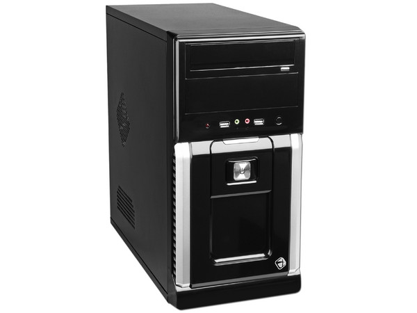 Gabinete TrueBasix Adventure Micro-ATX con fuente de 500W