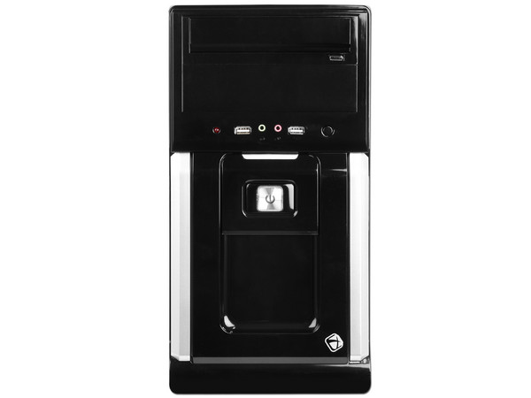 Gabinete TrueBasix Adventure Micro-ATX con fuente de 500W