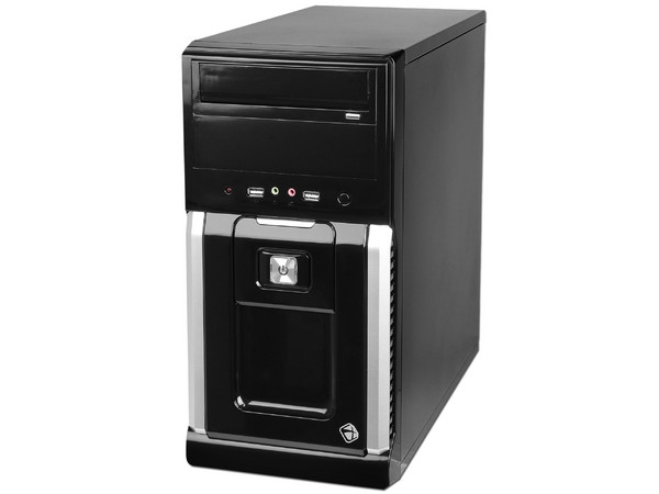 Gabinete TrueBasix Adventure Micro-ATX con fuente de 500W
