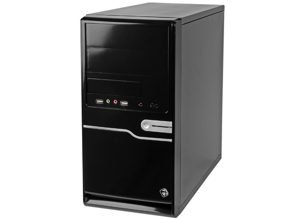 Gabinete TrueBasix Dreamer Micro-ATX con fuente de 500W