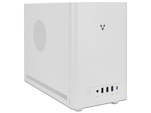 Gabinete Vorago GAB-210, Mid-Tower, Micro-ATX, (Incluye Fuente de Poder de 500W), Color Blanco.