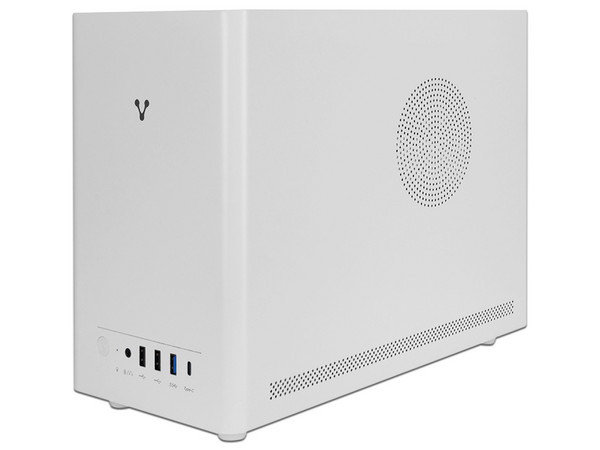 Gabinete Vorago GAB-210, Mid-Tower, Micro-ATX, (Incluye Fuente de Poder de 500W), Color Blanco.
