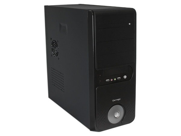 Gabinete Vorago Umbra ATX con fuente de 500W