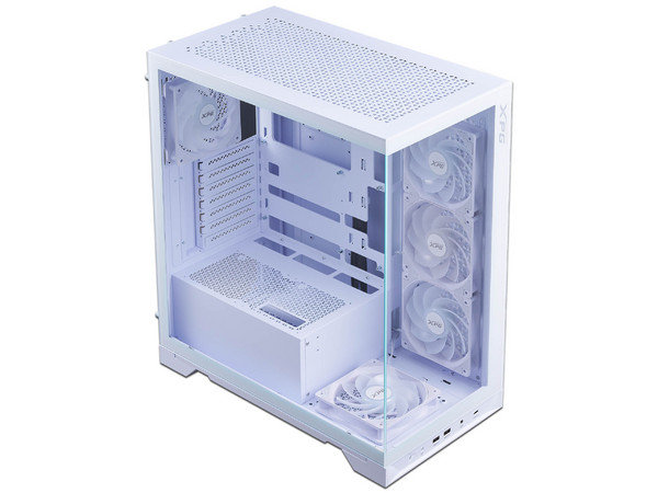 Gabinete XPG INVADER X BTF, Mid-Tower, ATX, (No Incluye Fuente de Poder), Color Blanco.