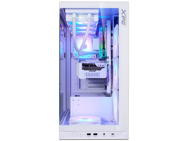 Gabinete XPG INVADER X BTF, Mid-Tower, ATX, (No Incluye Fuente de Poder), Color Blanco.
