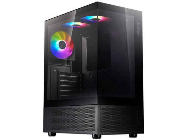 Gabinete XPG INVADER X MINI, Mid Tower, Micro-ATX, No Incluye Fuente de Poder. Color Negro.