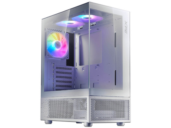 Gabinete XPG INVADER X MINI, Mid Tower, Micro-ATX, No Incluye Fuente de Poder. Color Blanco.