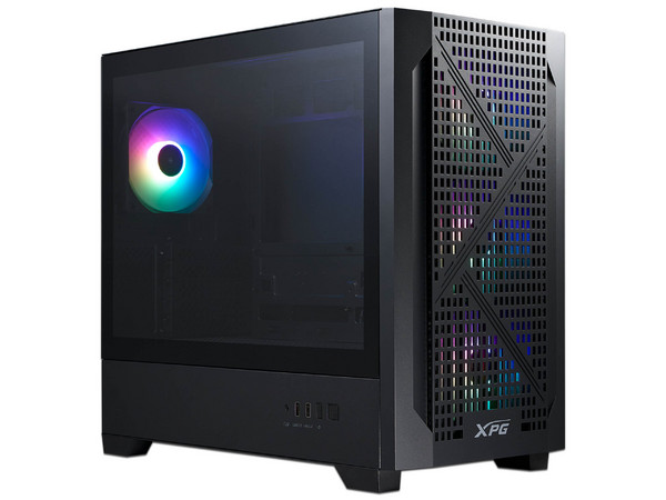 Gabinete  XPG Lander 300, Mid-Tower, Micro-ATX, (No Incluye Fuente de Poder), Color Negro.
