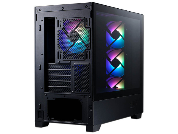 Gabinete  XPG Lander 300, Mid-Tower, Micro-ATX, (No Incluye Fuente de Poder), Color Negro.
