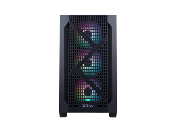 Gabinete XPG Lander 300, Mid Tower, Micro-ATX, No Incluye Fuente de Poder. Color Negro.