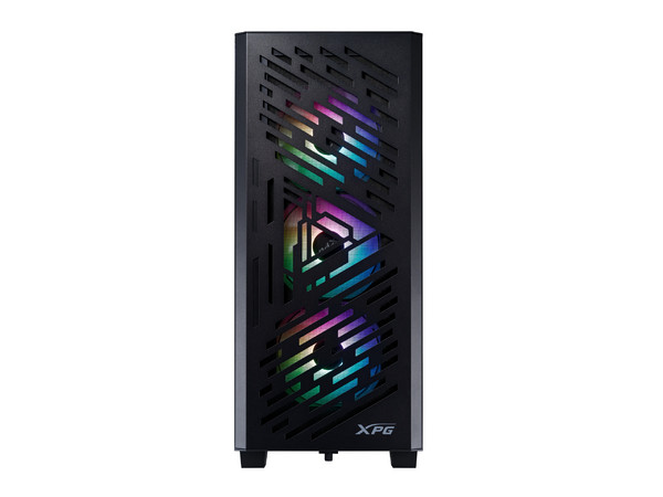 Gabinete XPG Lander 501, Mid Tower, E-ATX, Incluye 4 Ventiladores ARGB, Panel de Cristal Templado, No Incluye Fuente de Poder. Color Negro.