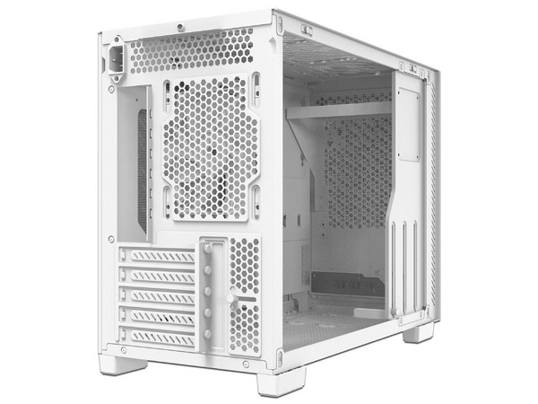 Gabinete XPG Valor Air Nano, Mid Tower, Micro ATX, Incluye 1 Ventilador ARGB, No Incluye Fuente de Poder. Color Blanco.