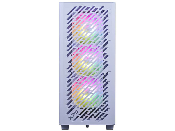 Gabinete XPG VALOR AIR PRO, Mid Tower, ATX, Vidrio Templado, Incluye 4 Ventiladores de 120mm. Color Blanco.