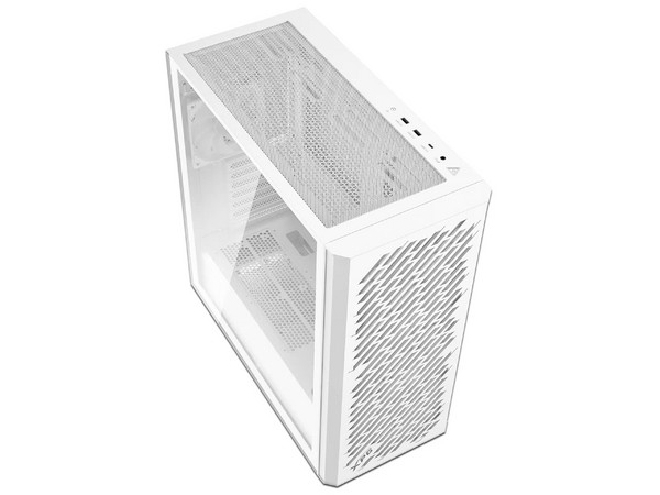 Gabinete XPG VALOR AIR PRO, Mid Tower, ATX, Vidrio Templado, Incluye 4 Ventiladores de 120mm. Color Blanco.