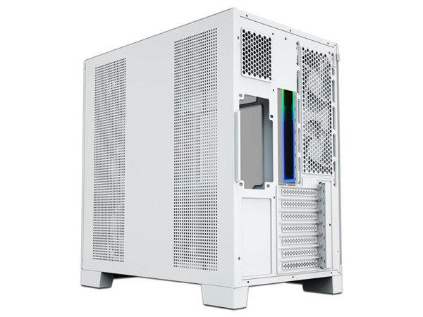 Gabinete XYZ Neutron X, Mid Tower, ATX, Panel de Cristal Templado, No Incluye Fuente de Poder. Color Blanco.
