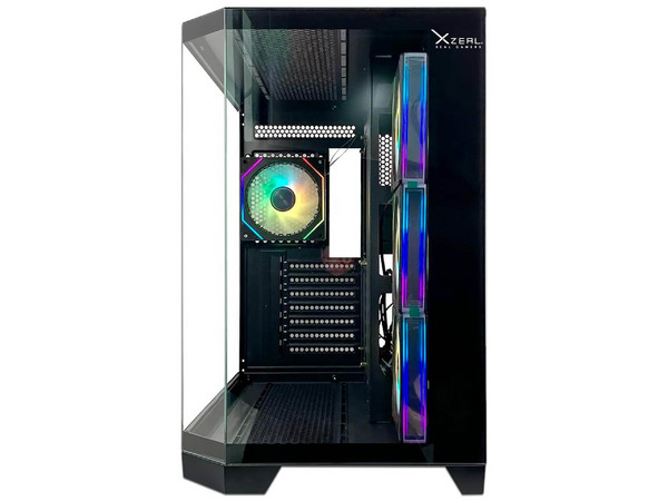 Gabinete Gamer Xzeal XZ150, Mid-Tower, ATX, (No Incluye Fuente de Poder), Color Negro.