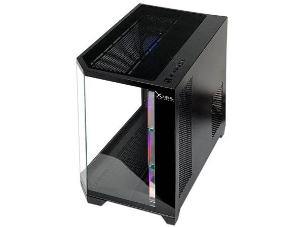 Gabinete Gamer Xzeal X-Tron, Mid Tower, ATX, (No Incluye Fuente de Poder), Color Negro.