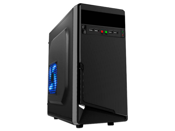 Gabinete Xcase Piano 508 Mini-Tower, Micro-ATX, (Incluye fuente de 450W). Color Negro.