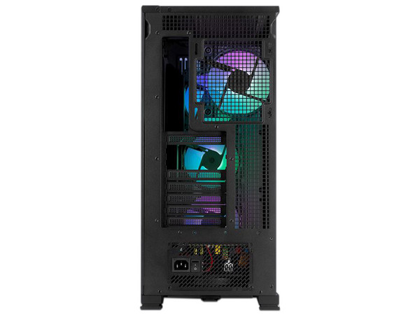 Gabinete Gamer Yeyian MIRAGE X, Mid-Tower, E-ATX, (sin fuente de poder). Color Negro.
