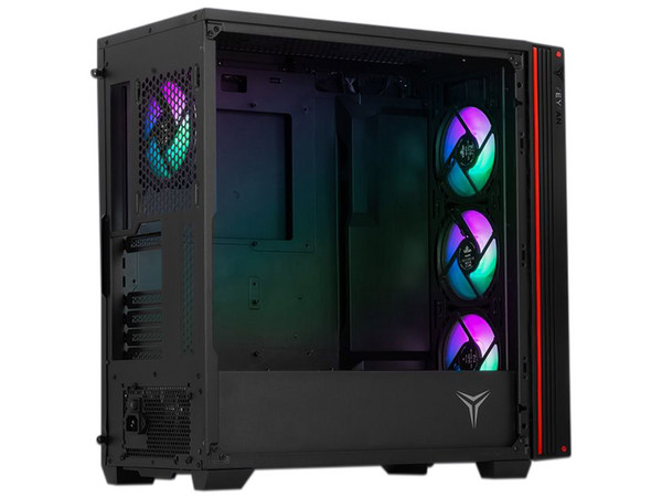 Gabinete Gamer Yeyian MIRAGE  S, Mid-Tower, ATX, (sin fuente de poder). Color Negro.