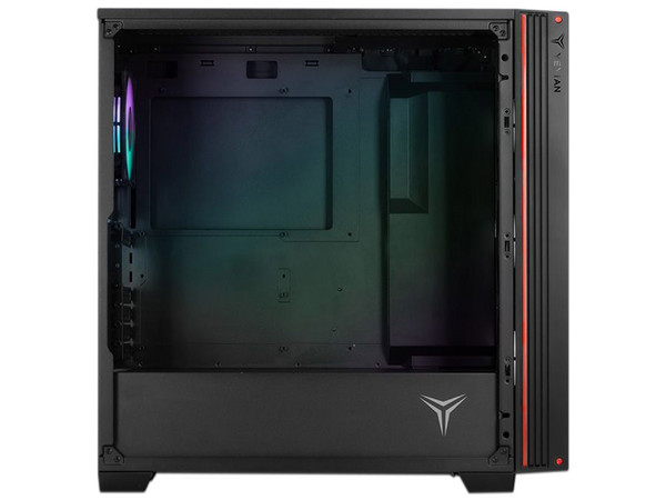 Gabinete Gamer Yeyian MIRAGE  S, Mid-Tower, ATX, (sin fuente de poder). Color Negro.