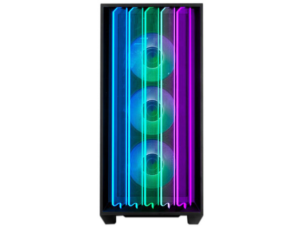 Gabinete Gamer Yeyian MIRAGE  S, Mid-Tower, ATX, (sin fuente de poder). Color Negro.