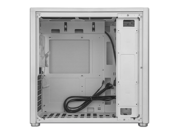 Gabinete Gamer Yeyian Hussar Plus, Mid-Tower, ATX, (sin fuente de poder). Color Blanco.
