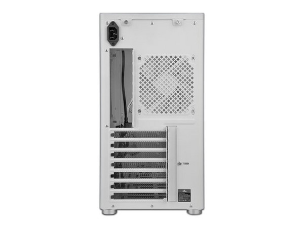 Gabinete Gamer Yeyian Hussar Plus, Mid-Tower, ATX, (sin fuente de poder). Color Blanco.
