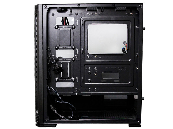 Gabinete Yeyian Hollow 2500, ATX, RGB, (Fuente de poder no incluida).