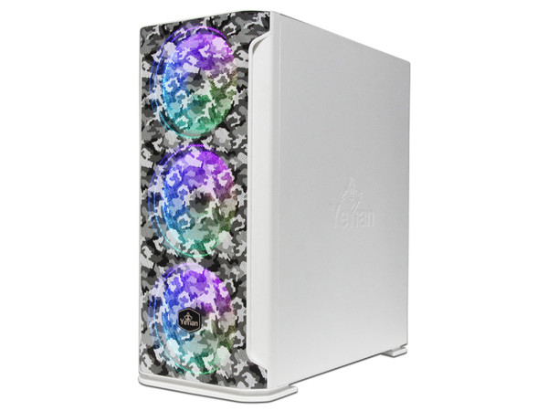 Gabinete Gamer Yeyian Hollow 2500 YGH-49704, ATX, Sin fuente de poder. Color Blanco.