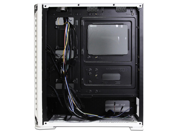 Gabinete Gamer Yeyian Hollow 2500 YGH-49704, ATX, Sin fuente de poder. Color Blanco.