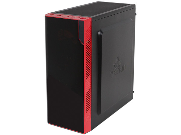 Gabinete Yeyian Vortex 1200, ATX, Sin fuente de poder. Color Negro.