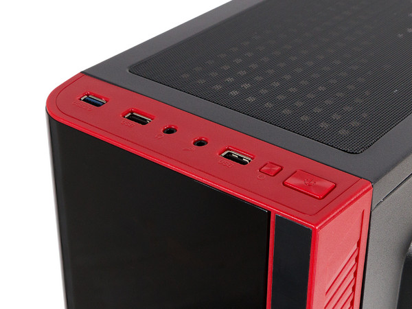 Gabinete Yeyian Vortex 1200, ATX, Sin fuente de poder. Color Negro.