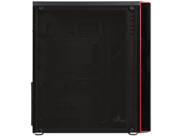 Gabinete Yeyian Vortex 1200, ATX, Sin fuente de poder. Color Negro.