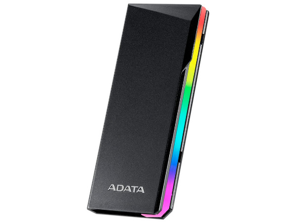 Gabinete Protector ADATA EC700G RGB con Adaptador SSD M.2 NVMe / SATA  a USB 3.2.