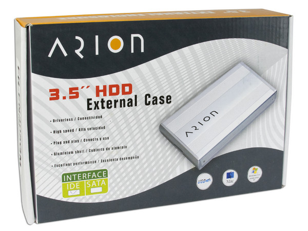 Gabinete Arion para Disco Duro de 3.5