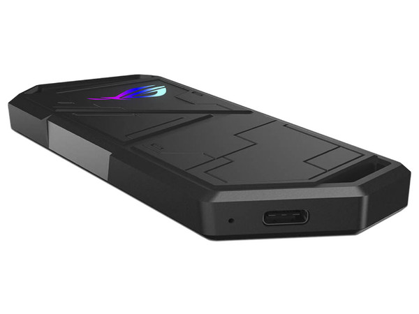 Gabinete ASUS ROG Strix Arion para Unidades de Estado Sólido M.2, Convierte tu SSD (M.2) en un SSD Externo USB-C 3.2. Color Negro.(Iluminación ASUS Aura Sync).