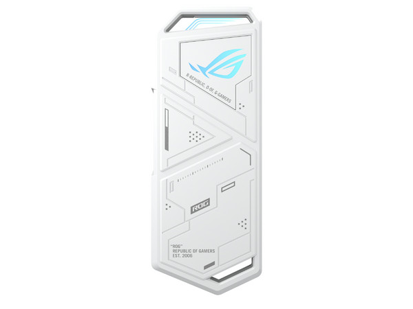 Gabinete ASUS ROG Strix Arion para Unidades de Estado Sólido M.2, Convierte tu SSD (M.2) en un SSD Externo USB-C 3.2. Color Blanco. (Iluminación ASUS Aura Sync).