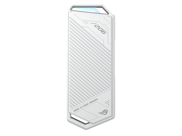 Gabinete Para Unidad de Estado Sólido ASUS Rog Strix Arion White, Compatible con M.2, USB 3.2 Tipo C, Color Blanco.
