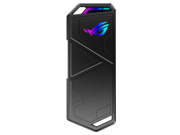 Gabinete Adaptador para SSD M.2 ASUS ROG STRIX ARION. Compatible con SSD SSD M.2 PCIe NVMe, USB 3.2 tipo C. Color Negro. Convierte tu SSD NVMe en USB.