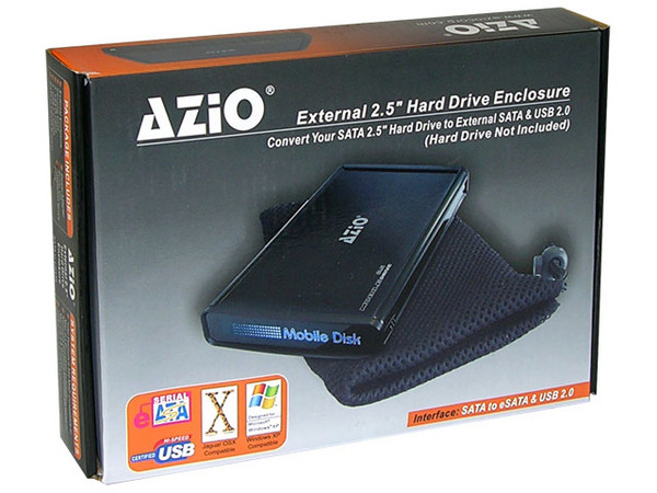 Gabinete para Disco Duro, Convierte tu Disco Duro de Laptop SATA (2.5 Pulg) en un Disco Externo SATA y USB 2.0