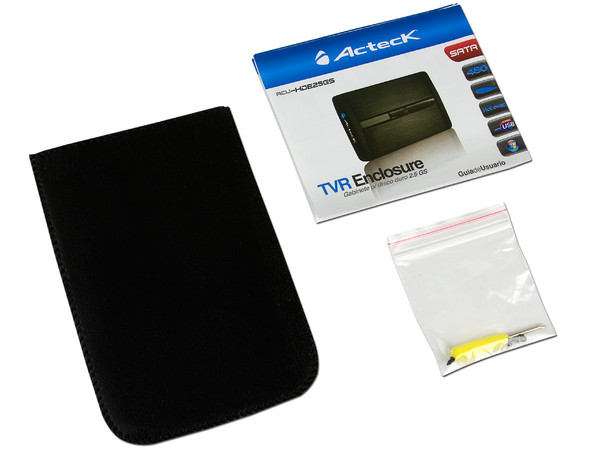 Gabinete Acteck ACU-HDE25GS para Disco Duro de 2.5