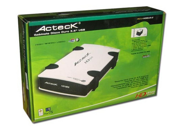 Gabinete Acteck para Disco Duro, Convierte tu Disco Duro Interno (IDE) en un Disco Externo USB 2.0