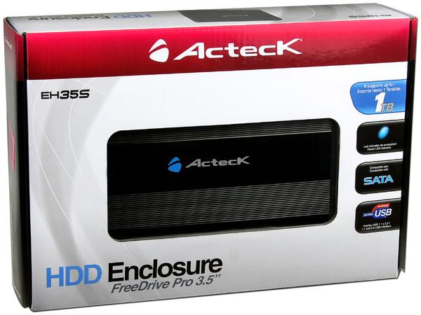 Gabinete Acteck EH35S para Disco Duro de 3.5