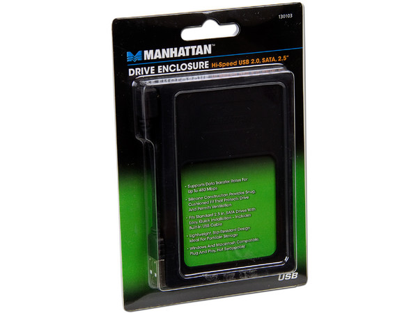 Gabinete de Silicón Manhattan para Disco Duro de 2.5