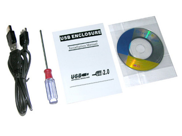 Gabinete para Disco Duro, Convierte tu Disco Duro de Laptop (2.5 Pulg) en un Disco Externo USB 2.0